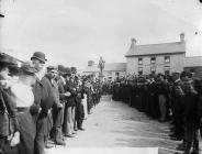 Unveiling the Henry Richard monument, Tregaron