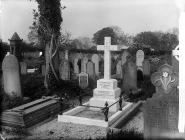 Gravestone of David Thomas JP, St Davids (?)
