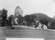 church and ruined abbey, Talyllychau