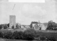 church and village, Cynwyl Gaeo