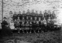 Pupils of Pennant school, Llanbryn-mair