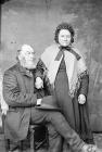 Elias Hughes and his wife, Llangefni