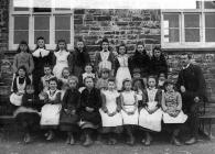 School pupils, Pencarreg (1891)