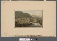 View of Aberylais mill & hamlet in Neath Valley...