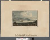 General view of the town & castle of Conway -...