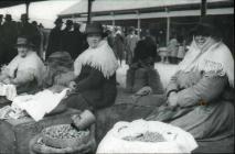 Women selling cockles