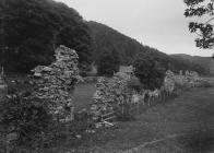 Archaeological ruins at Abbeycwmhir