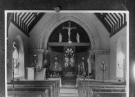 Interior of St. Mary's church, Abbeycwmhir