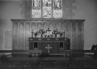 Interior of St. Mary's church, Builth Wells