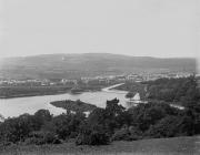 View of Llandrindod and lake