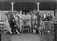 Group of women outside Llandrindod Wells Golf...