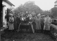 Presentation of a trophy to a lady member of...