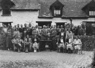 Presentation of a trophy to a member of Builth...