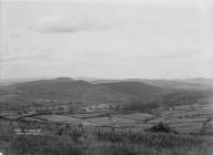 Clun and valley from Rock Hill