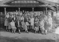 Group outside Llandrindod Wells Golf Club...