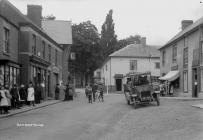 Clun market square