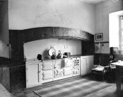 The kitchen, Faenol Fawr, Bodelwyddan, 1954