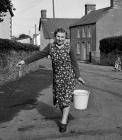 Carrying water in Llanddewibrefi