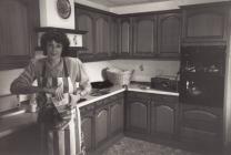 Fitted kitchen, characteristic of the 1990s