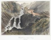  Waterfall, near Capel Curig. (Pont Cyfing)