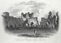  Interior of Rhuddlan Castle, Flintshire