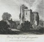  Part of Cardiff castle, Glamorgan