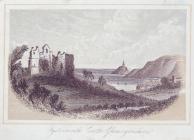  Oystermouth castle, Glamorganshire