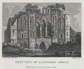  West View of LLanthony Abbey