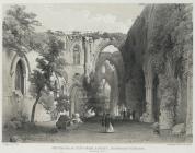  Interior of Tintern Abbey, Monmouthshire....