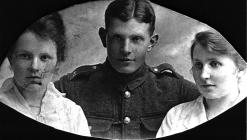 Photograph of Archie Lee with his sisters