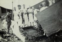 Soldiers bathing, July 1918
