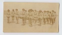 Photograph of G group of stretcher bearers for...