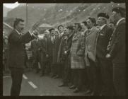 Choir form Hungary in Blaenau Ffestiniog