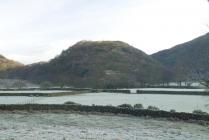 The hill of Dinas Emrys, near Beddgelert