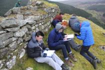 Field work at Castell Carndorchan