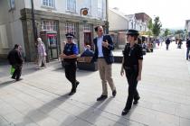 Commissioner on the beat in Ammanford