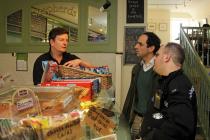 Commissioner visits Hay-on-Wye ice cream cafe