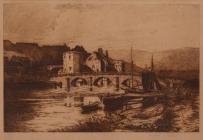 Newport Bridge and Castle - Ellison, Fred E