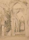 Interior of Tintern Abbey - Everitt, Allen Edward