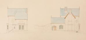 Detached house -  side elevations - Thomas,...