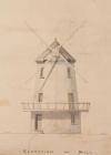 Elevation of Windmill - Thomas, Robert George