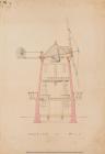 Section  through Windmill - Thomas, Robert George