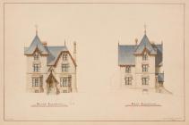 Gothic Villa, Maindee - south and west...