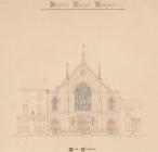 Babtist Chapel, Newport - front elevation -...