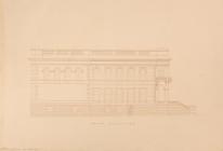 Cardiff Assize Courts south elevation - Thomas,...