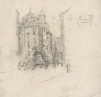 London - study for etching - Richards,...