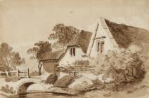 Landscape with Cottage and Bridge - Cox, David ...