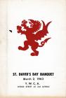 1963 St. David's Day Banquet