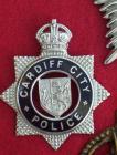 Cardiff City Police senior officers cap badge.