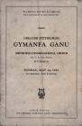 1933 Program Gymanfa Ganu